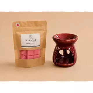 Kit difusor Sakura — Réchaud + wax melt 80 g + tealight