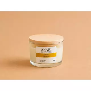 Coco e Maracujá — Vela em vidro · 90 g